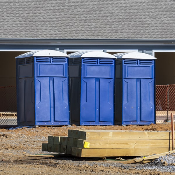 are there any restrictions on where i can place the portable restrooms during my rental period in North Judson IN